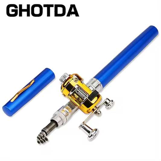 Portable Pocket Telescopic Mini Fishing Pole Pen